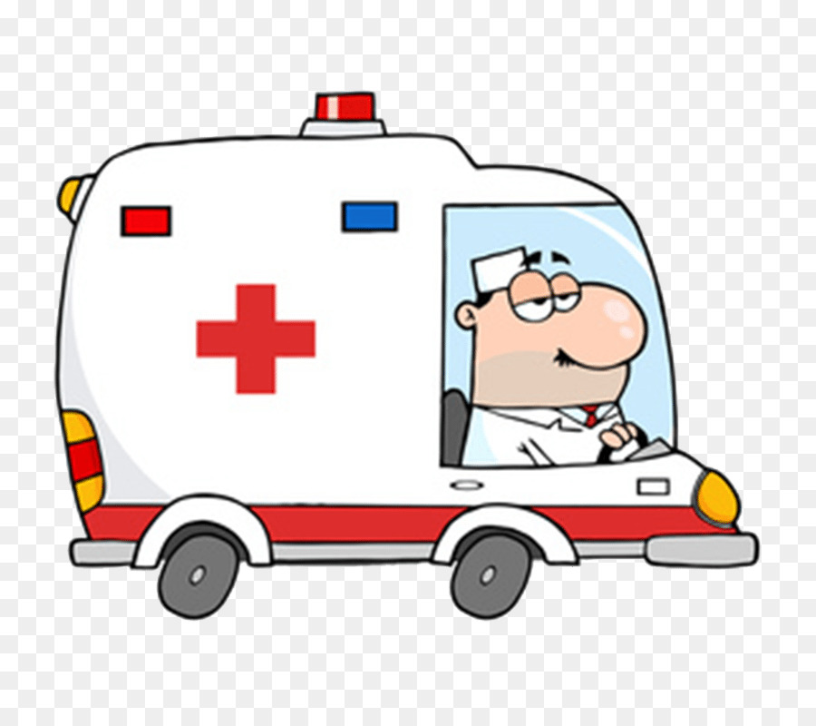 Cartoon Car clipart - Ambulance, Illustration, Drawing, transparent
