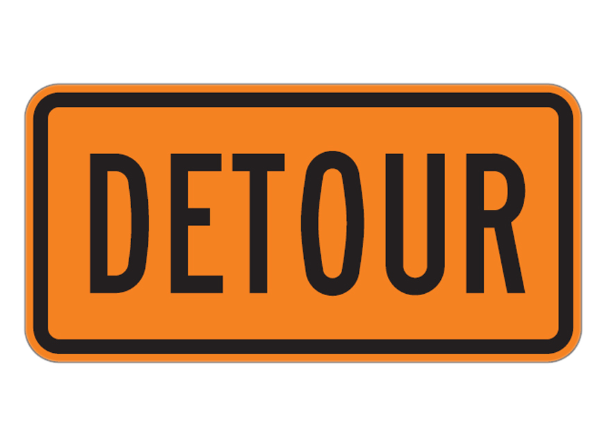 Detour Sign Png