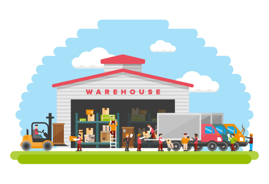 Warehouse Cartoon Images