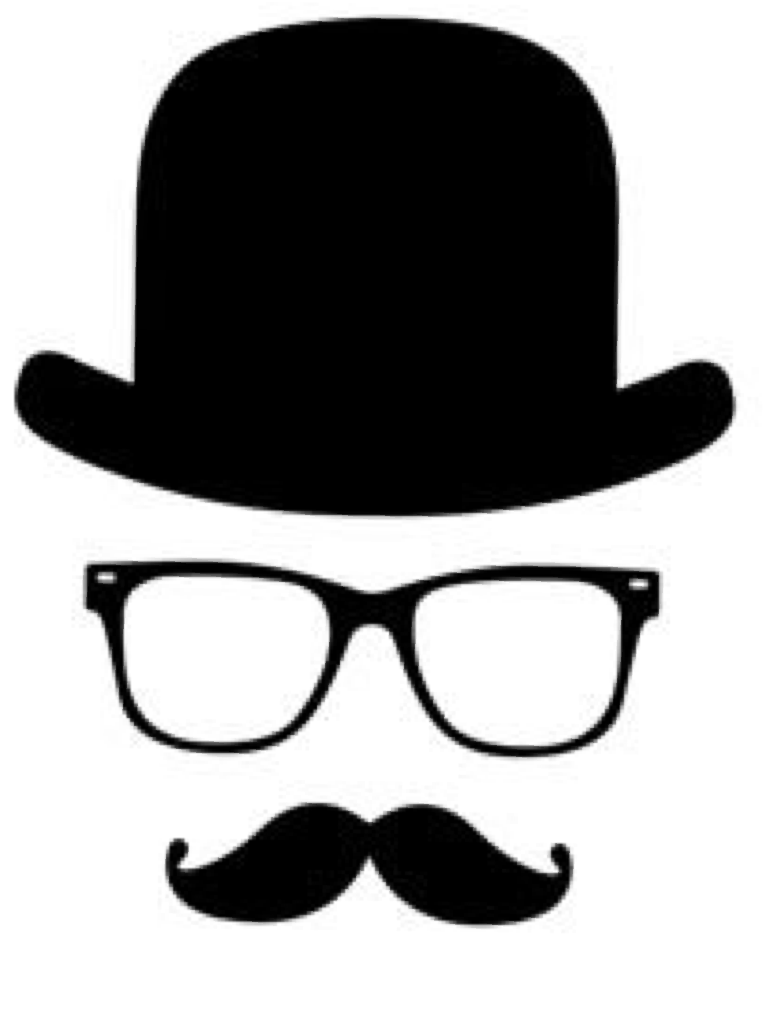 Top Hat Cartoon Clipart Moustache Tshirt Glasses Transparent Clip Art