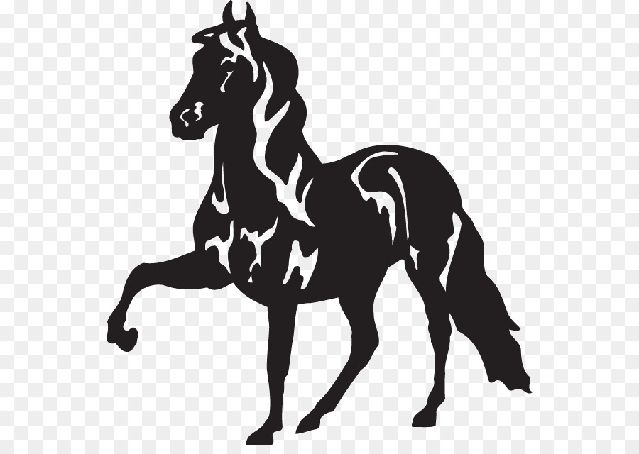 Download Horse Cartoon Clipart Silhouette Horse Black Transparent Clip Art