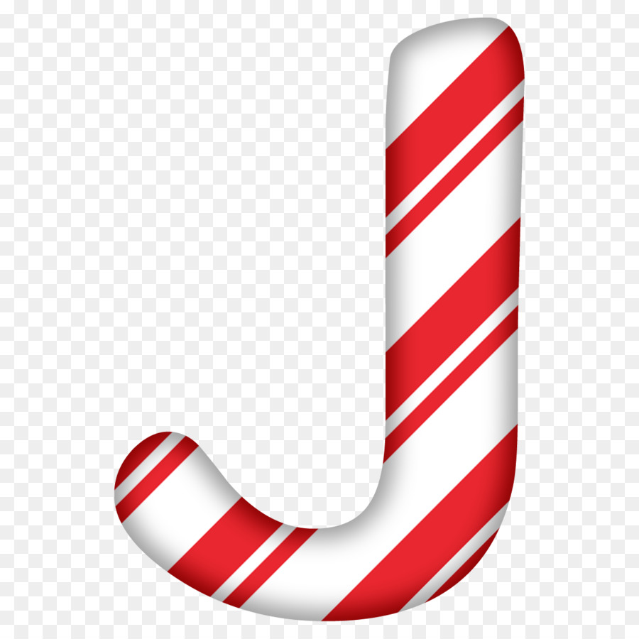 Candy Cane Christmas clipart Letter, Alphabet, Red