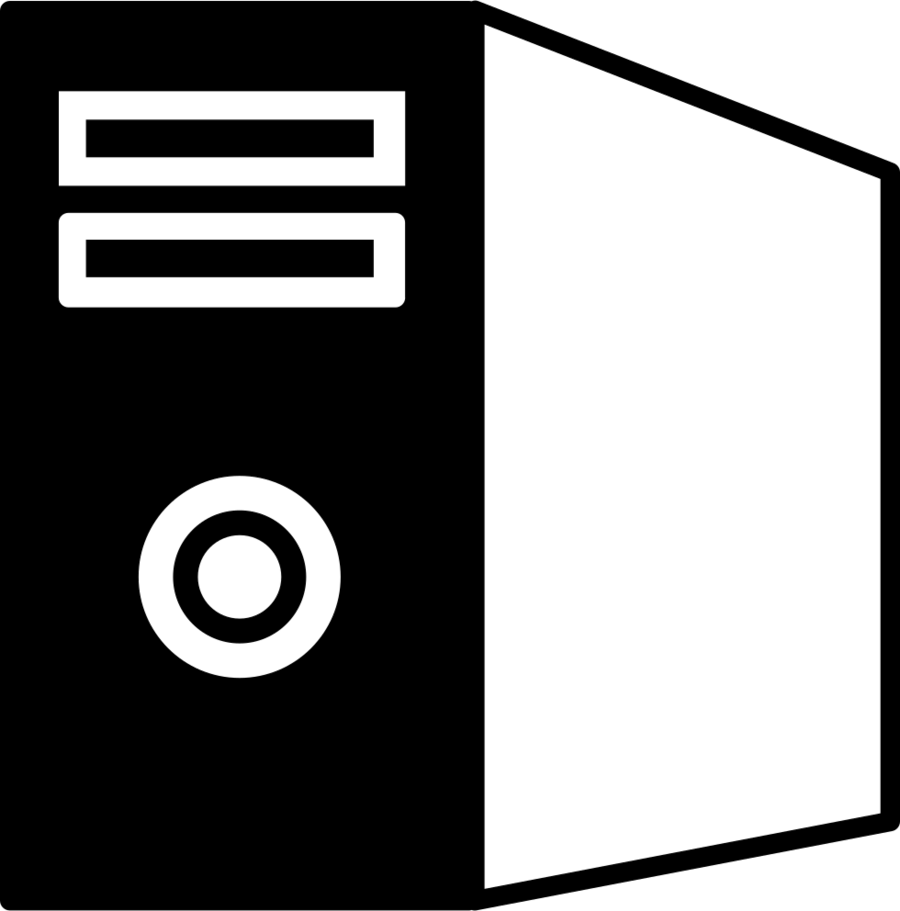 Desktop Icon Clipart Computer Black Text Transparent Clip Art