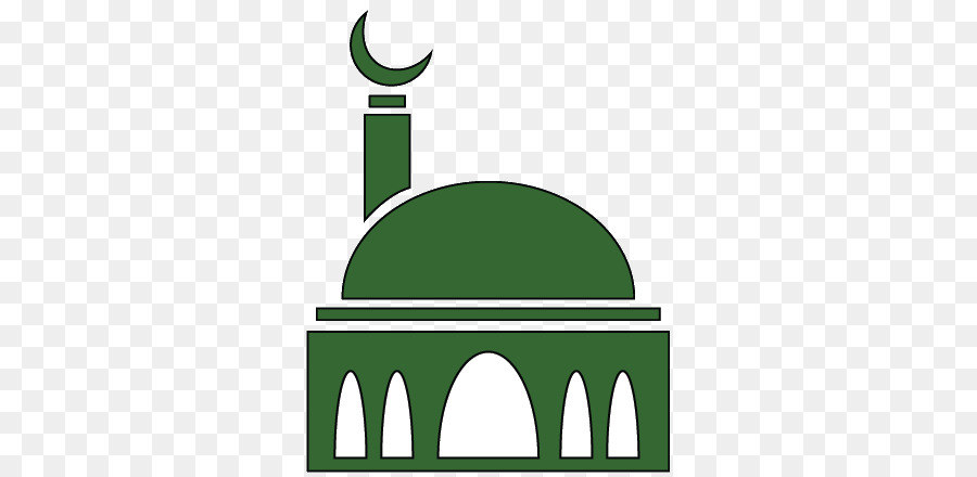 Green Grass Background Clipart Mosque Islam Green Transparent Clip Art