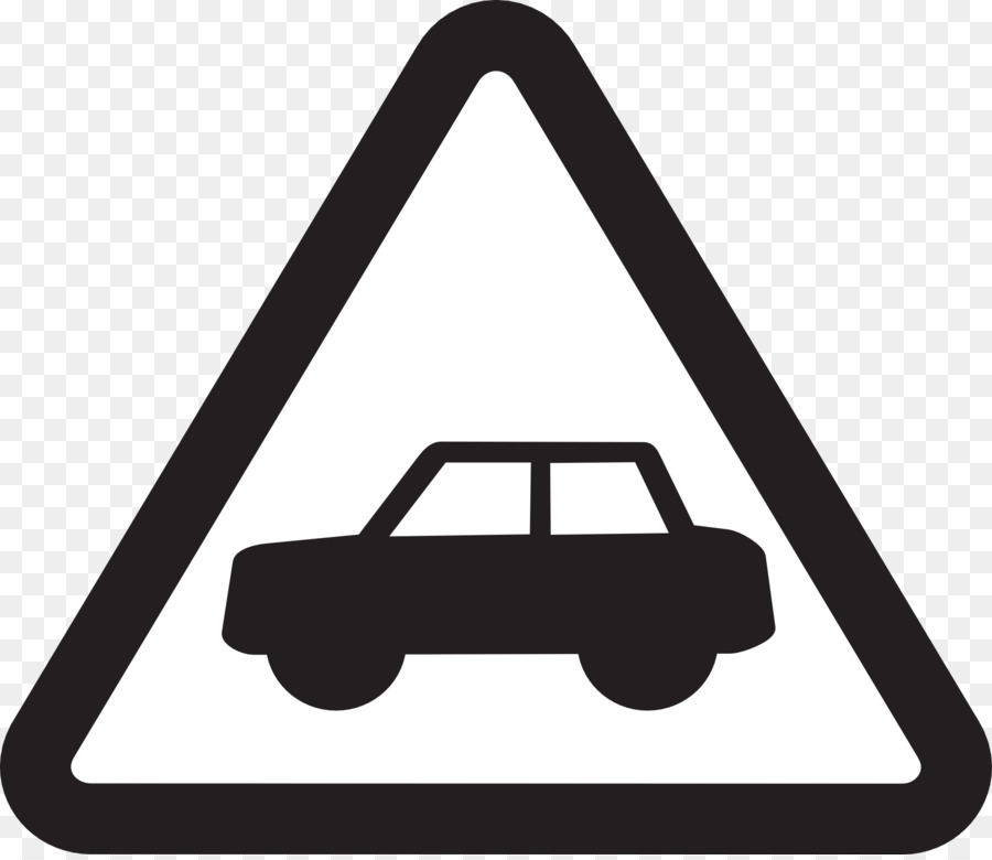Warning Sign Clipart Road Car Safety Transparent Clip Art