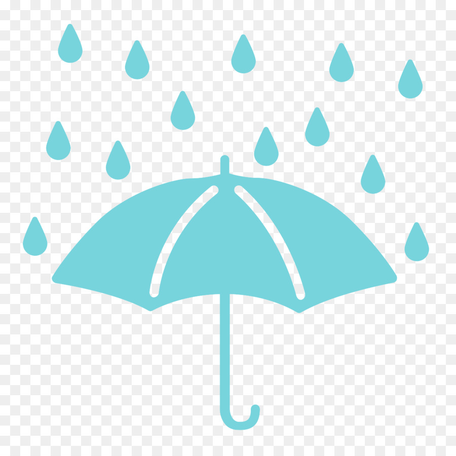 Зонтик и дождик клипарт
