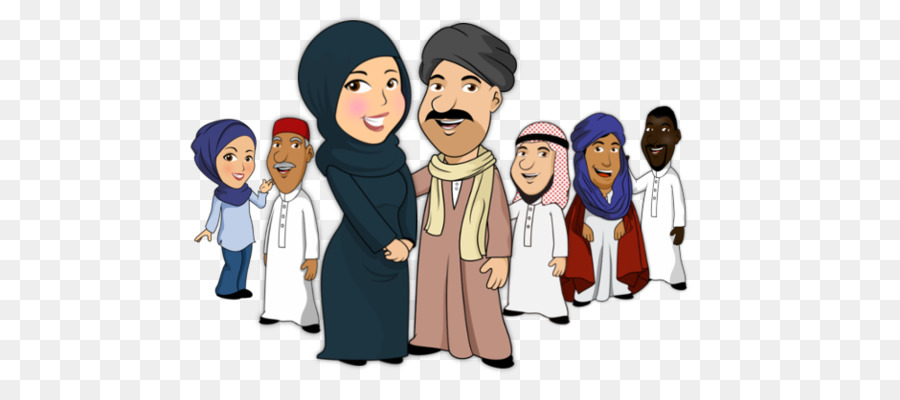 Arabic People Clipart People Cartoon Illustration Transparent Clip Art
