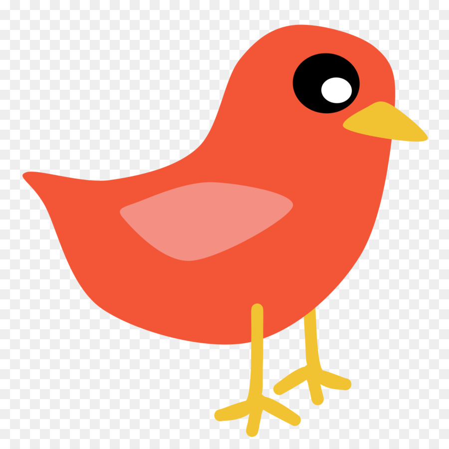 Red Cardinal Bird вектор