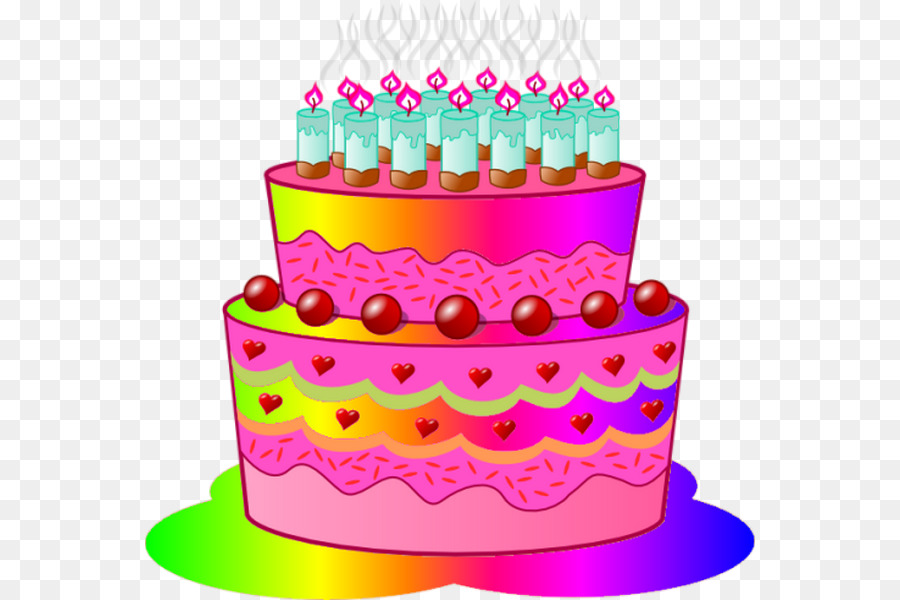 Pink Birthday Cake Clipart Cupcake Cake Birthday Transparent Clip Art