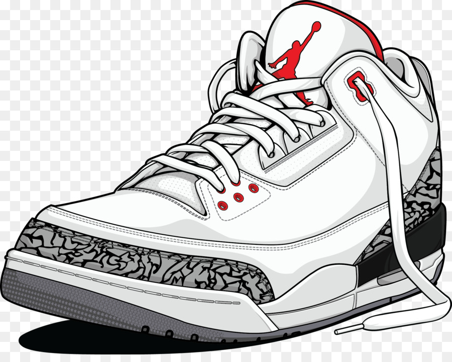 cartoon nike shoes drawing