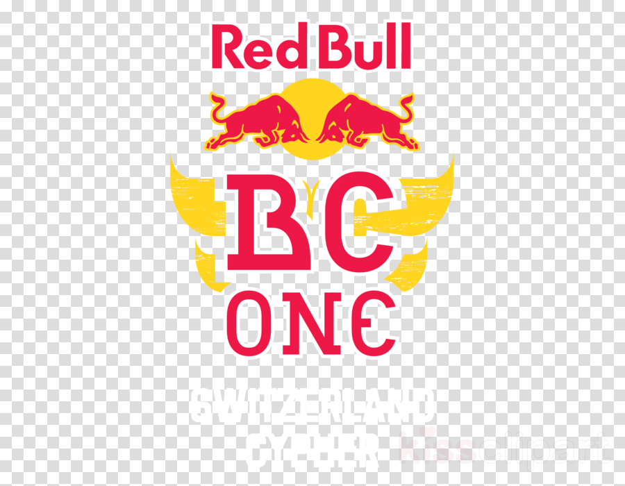 Red Bull Logo Clipart Text Yellow Font Transparent Clip Art