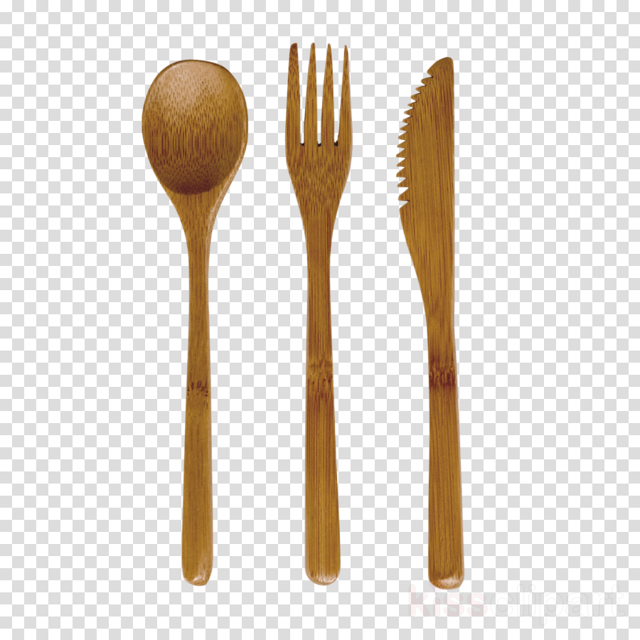 wooden fork spoon