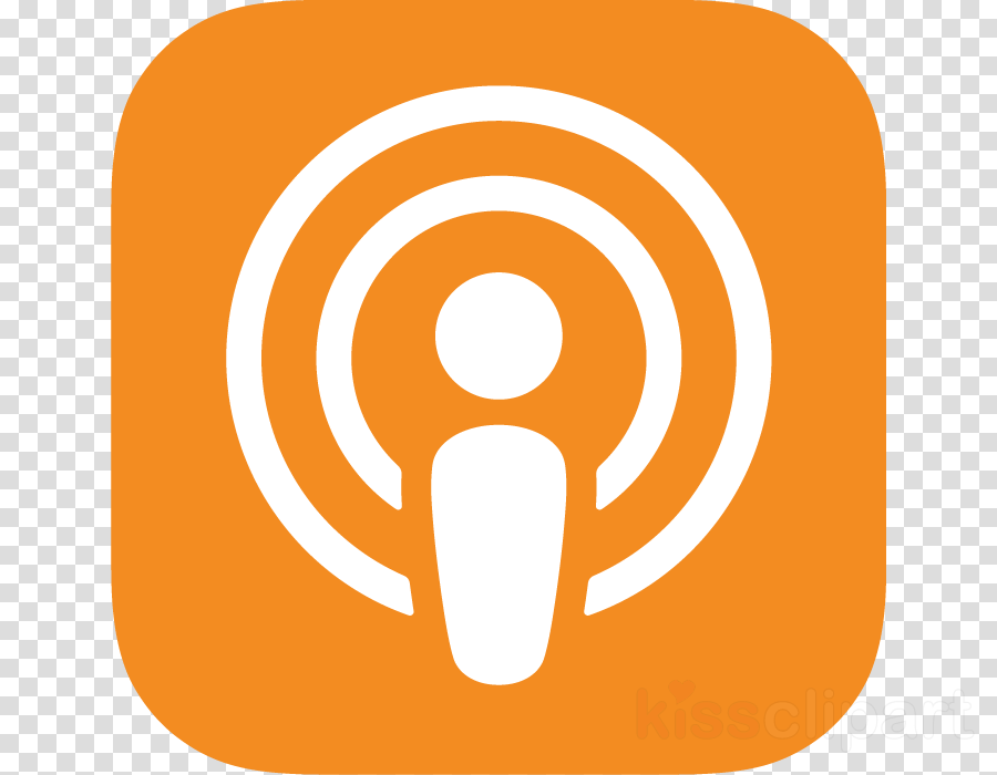 Apple Logo Background Clipart Podcast Apple Orange Transparent Clip Art