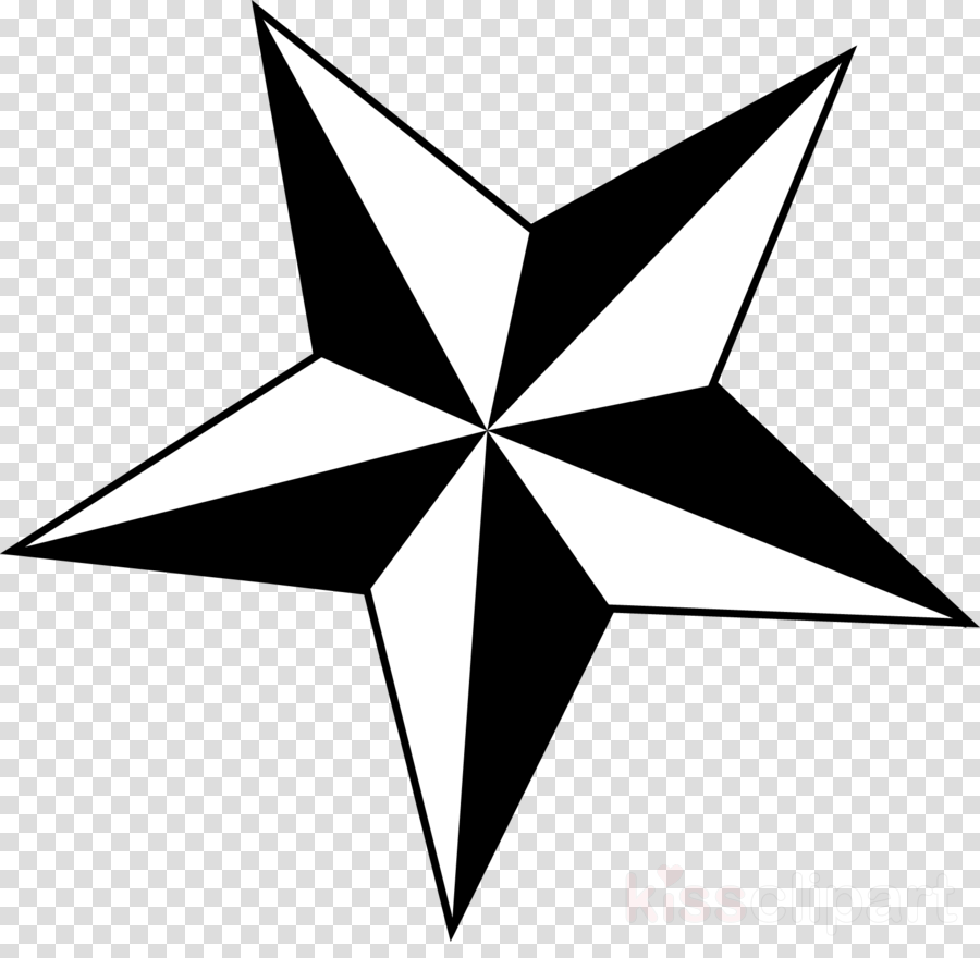 Star Drawing Clipart Tattoo Drawing Sketch Transparent Clip Art