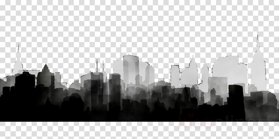 City Skyline Silhouette Clipart Skyline Silhouette Black Transparent Clip Art