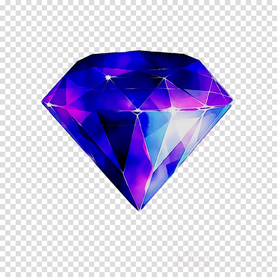 Diamond Background Clipart Blue Purple Diamond Transparent Clip Art