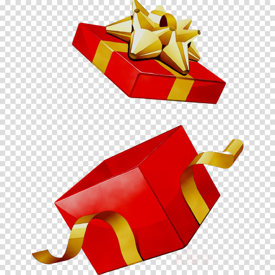 Download Christmas Gift Box clipart - Gift, Box, Yellow ...