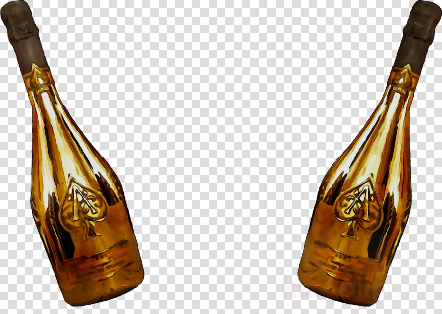 Gold Wine Bottle Png
