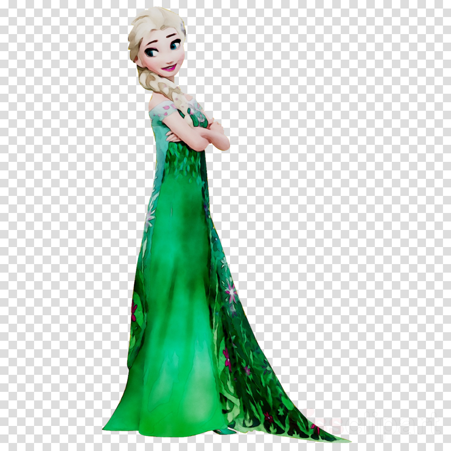 elsa frozen green dress