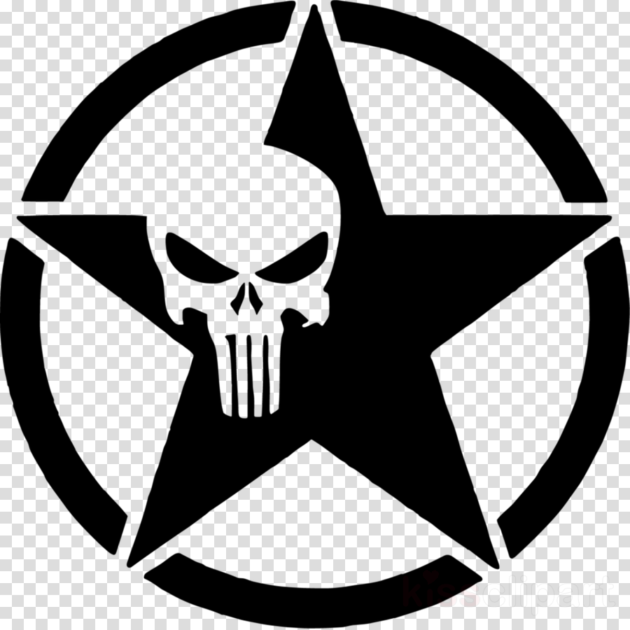 Punisher Logo Clipart Jeep Sticker Car Transparent Clip Art Images
