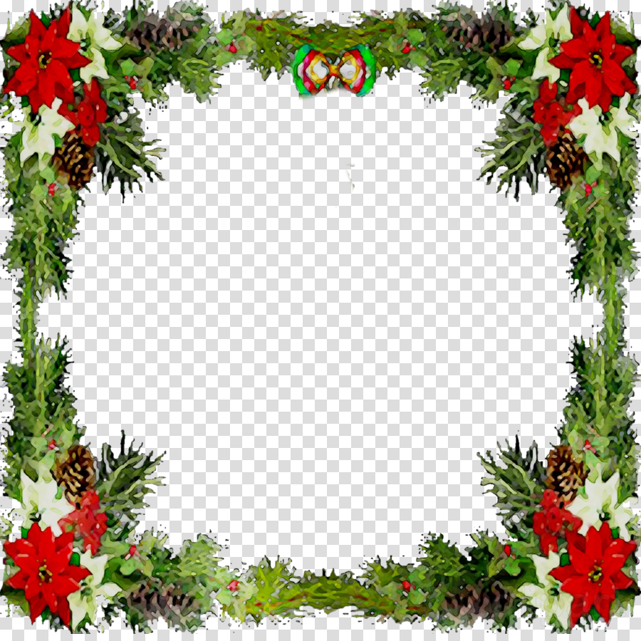 Christmas Poinsettia Clipart clipart - Wreath, Plant, Pine, transparent ...