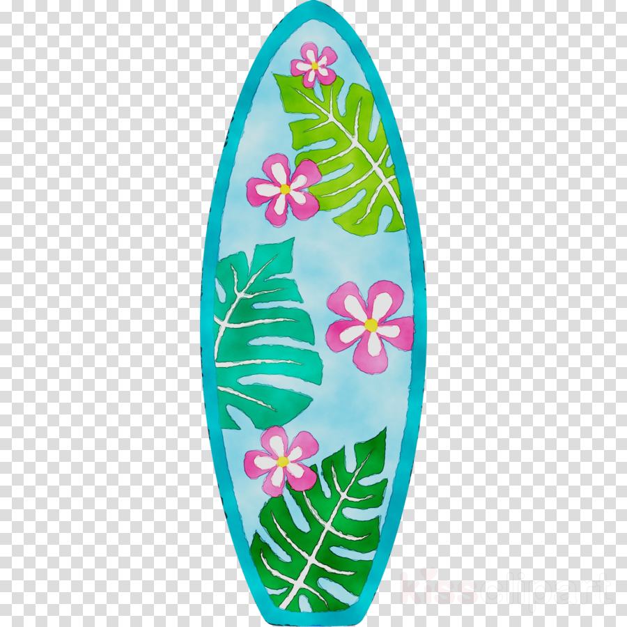 Hawaiian Background Clipart Surfing Surfboard Transparent Clip Art