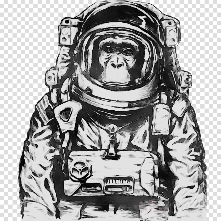 Astronaut Cartoon Clipart Tshirt Shirt Illustration Transparent Clip Art