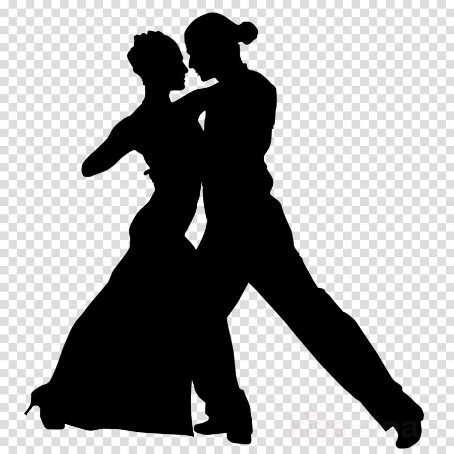 Silhouette Clipart Ballroom Dance Tango Clipart Dance