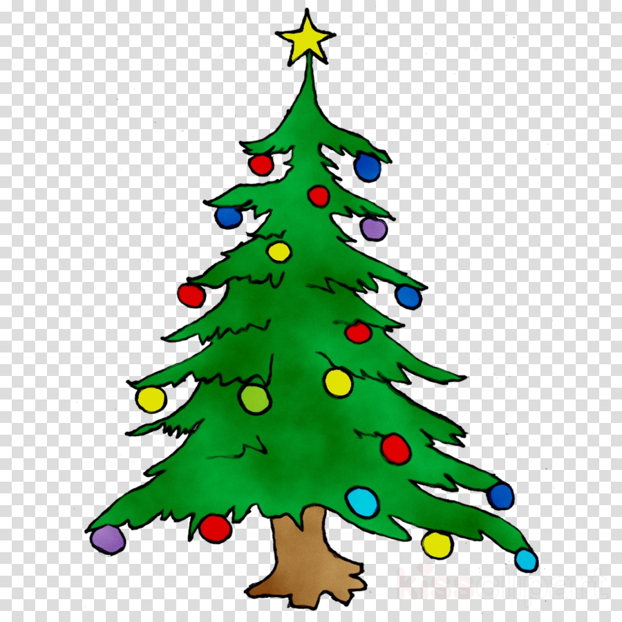 Christmas Tree White Clipart Drawing Tree Christmas