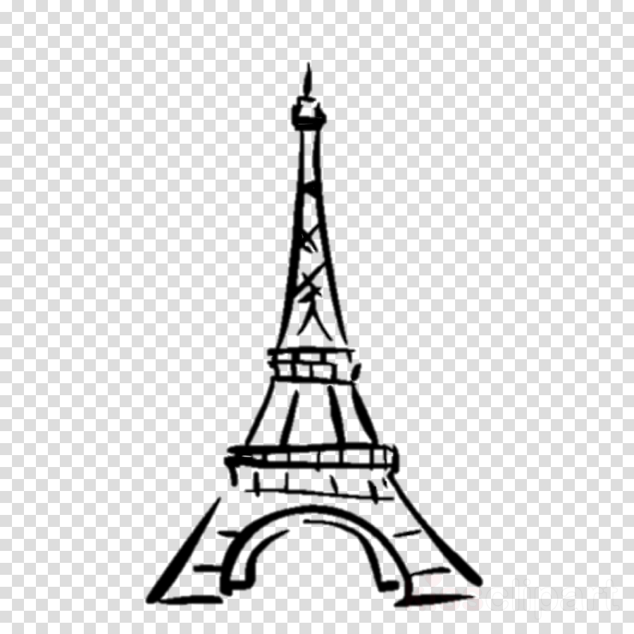 Eiffel Tower clipart Sticker, transparent clip art