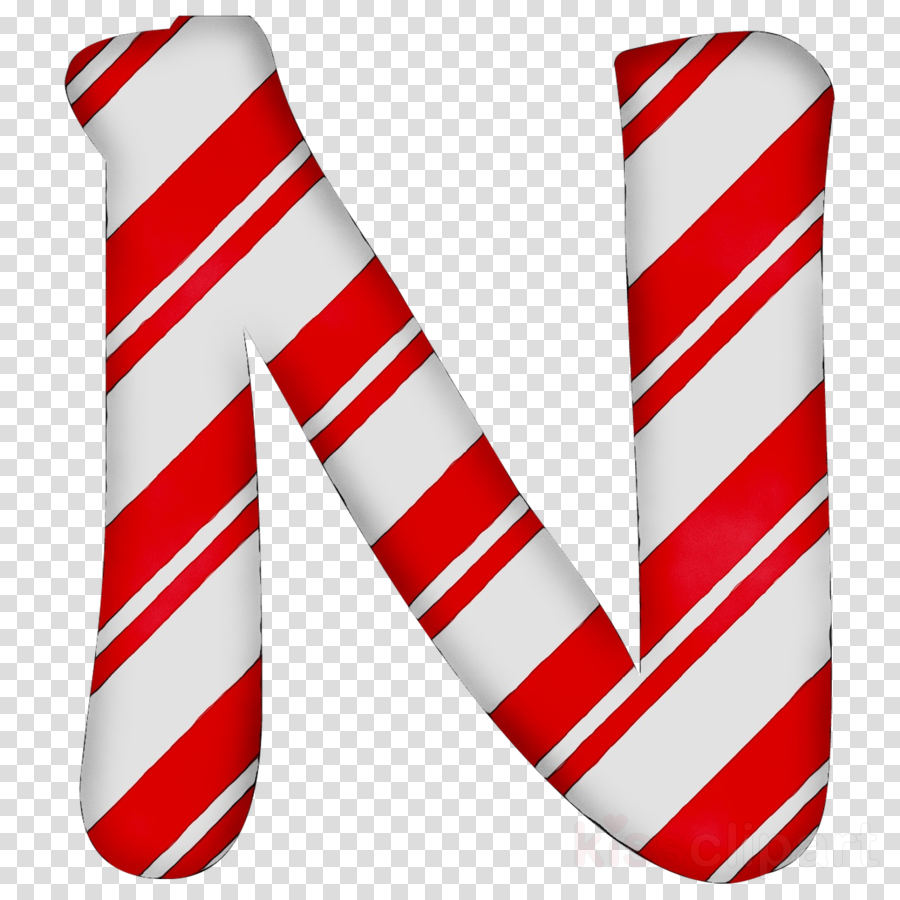 Candy Cane Christmas Clipart Letter Lollipop Alphabet Transparent Clip Art