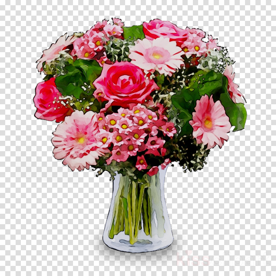 Floral Flower Background Clipart Flower Gift Plant Transparent Clip Art