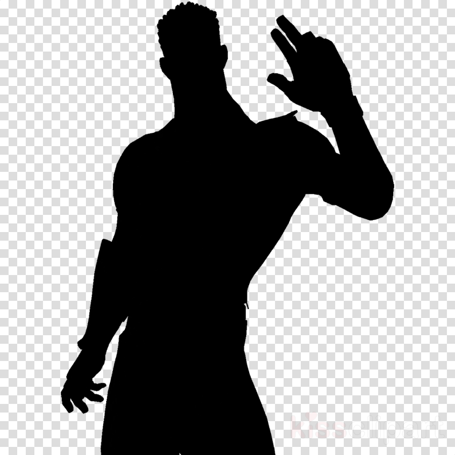 Fortnite Silhouette Hand Transparent Png Image Clipart Free Fortnite silhou...