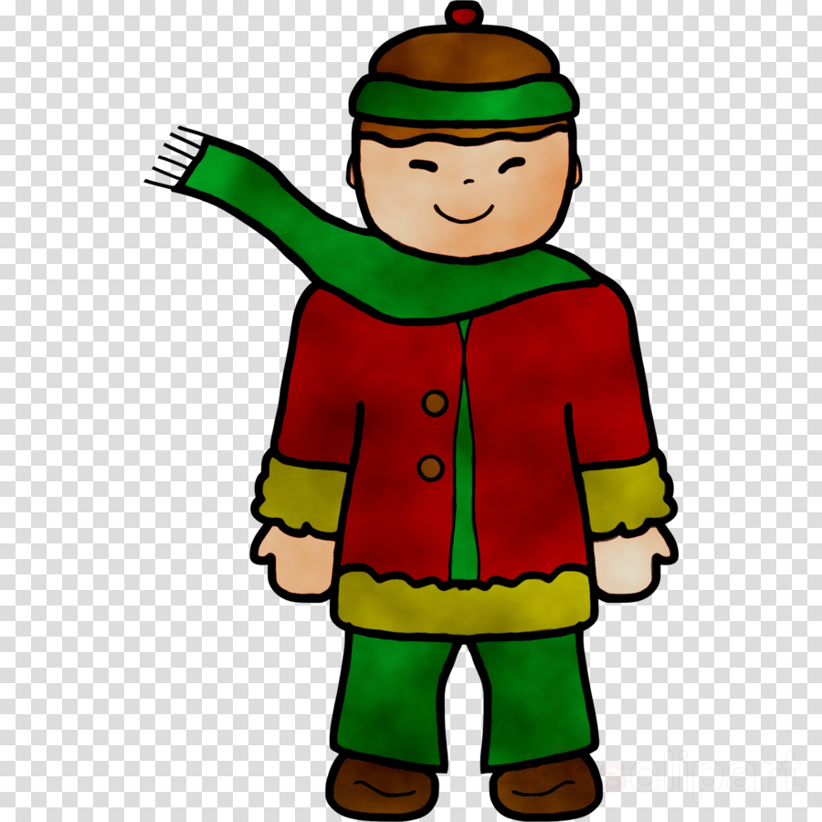 Christmas Winter Background Clipart Illustration Clothing Child Transparent Clip Art