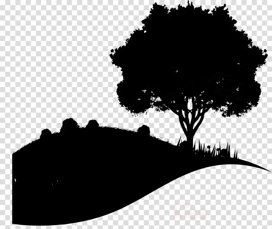 Woody Silhouette Clipart Tree Silhouette Leaf Transparent