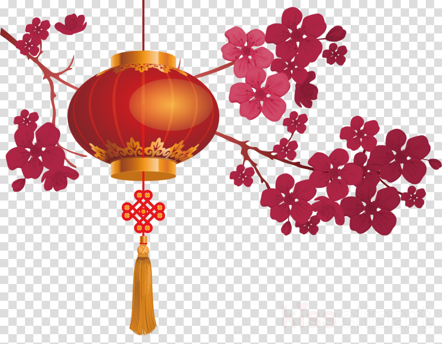 Chinese New Year Flower Background Clipart World Transparent Clip Art