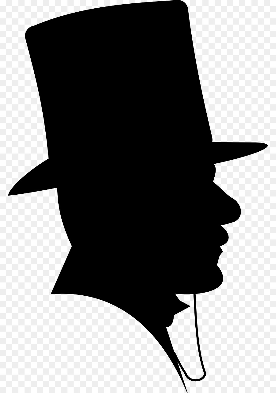 Top Hat Cartoon Clipart Silhouette Illustration Hat Transparent Clip Art