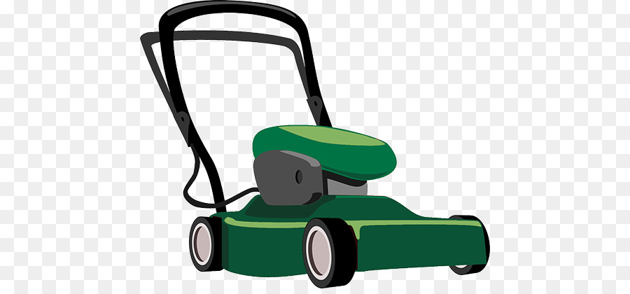 green lawn mower