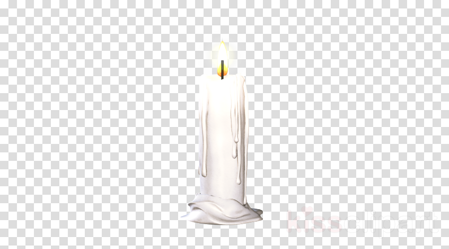White Lighting Candle Statue Interior Design Clipart White