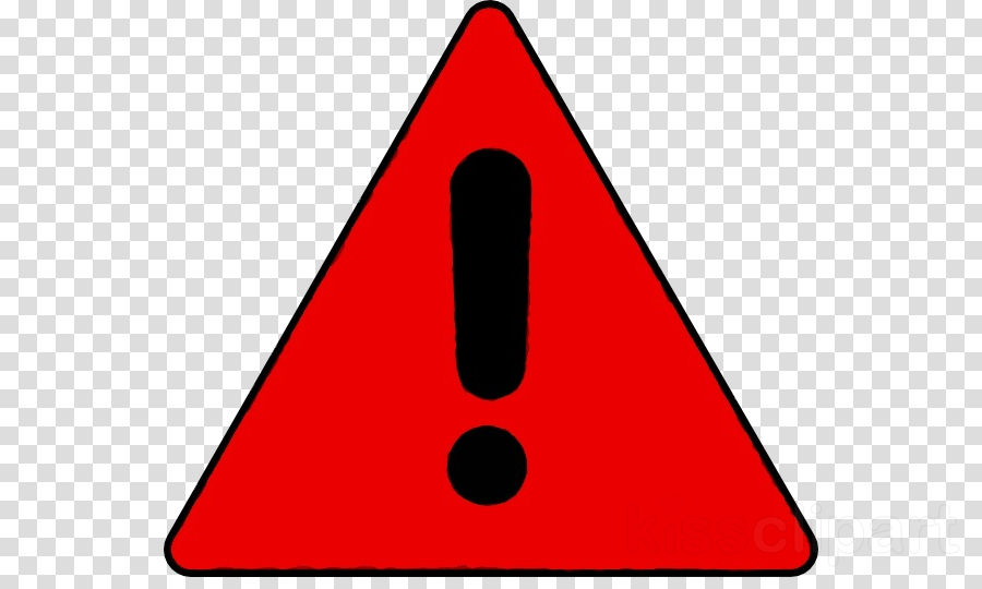 triangle red sign triangle clip art
