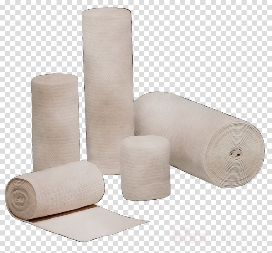 packing materials bandage cylinder plastic beige