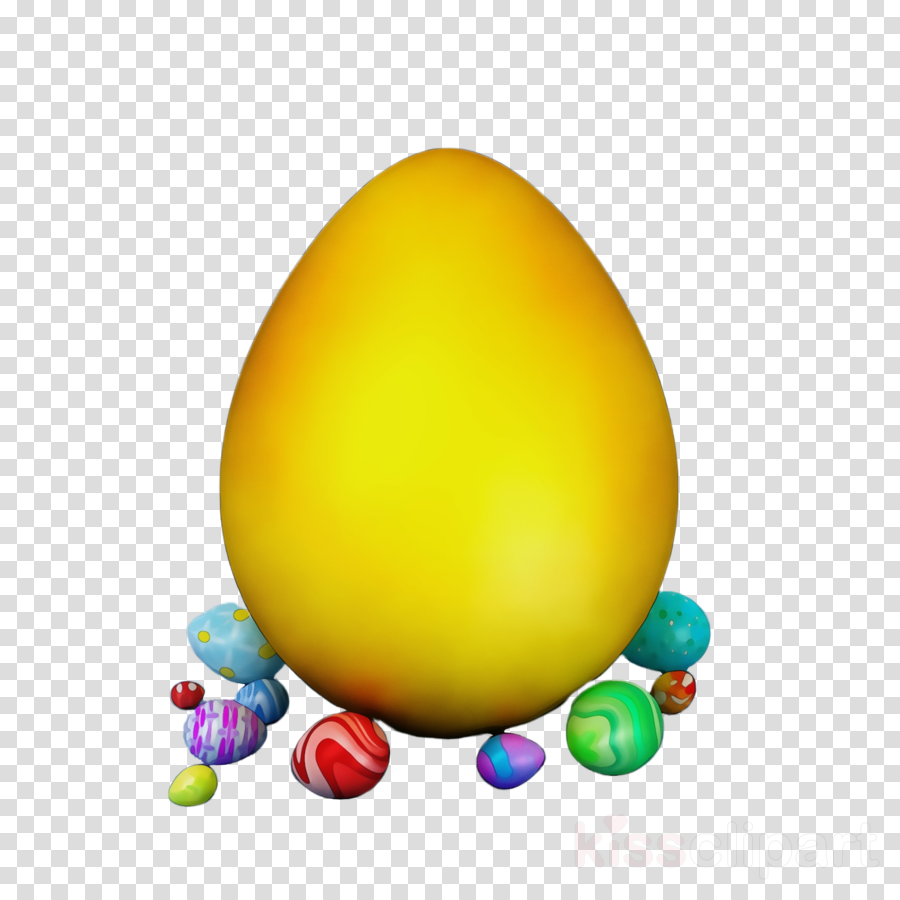 Easter egg clipart - Egg, Easter Egg, Yellow, transparent clip art