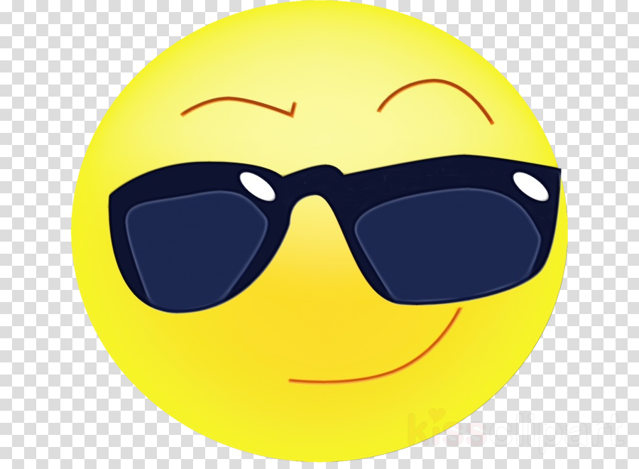 Emoticon clipart - Eyewear, Sunglasses, Emoticon, transparent clip art