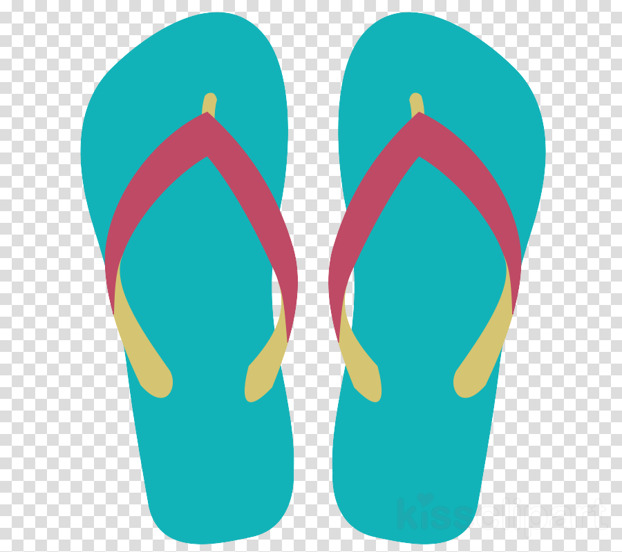 flip-flops footwear aqua green turquoise