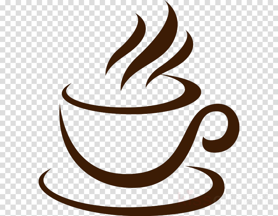 Coffee Cup Clipart Brown Line Coffee Cup Transparent Clip Art