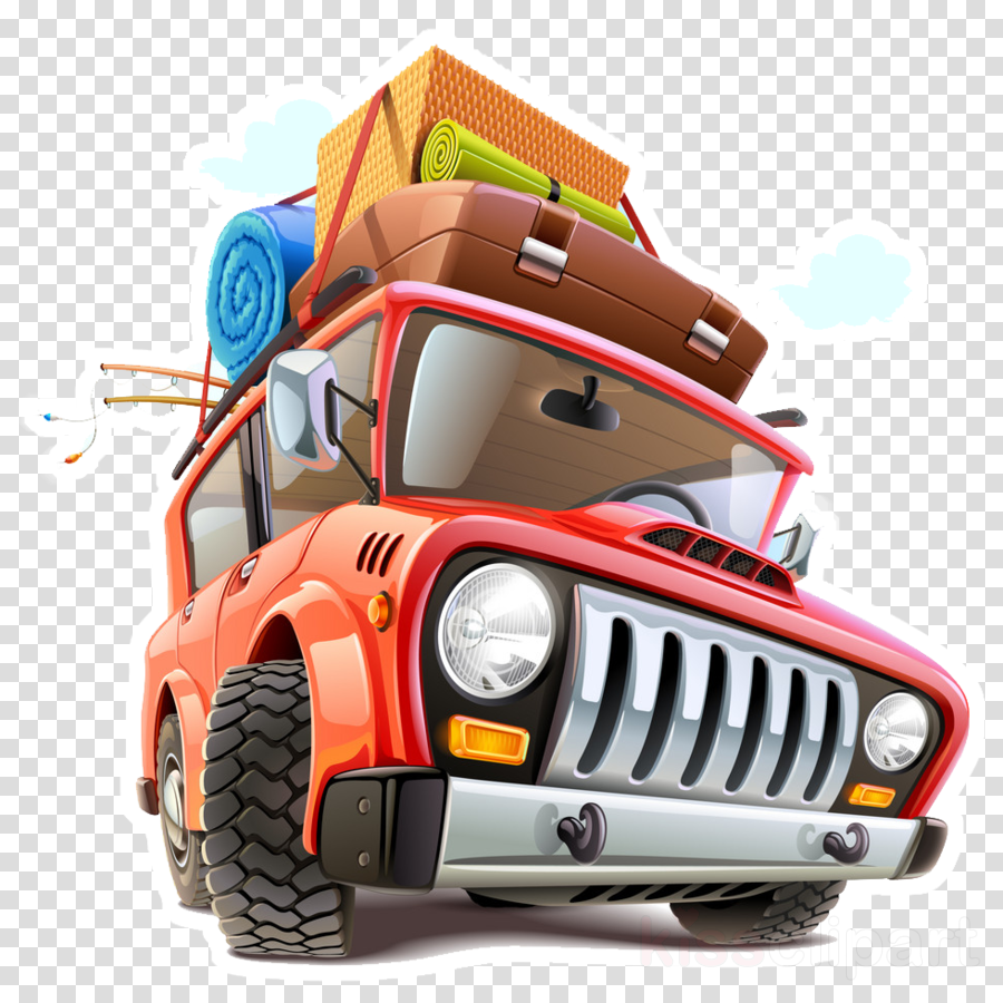 motor vehicle jeep vehicle cartoon car