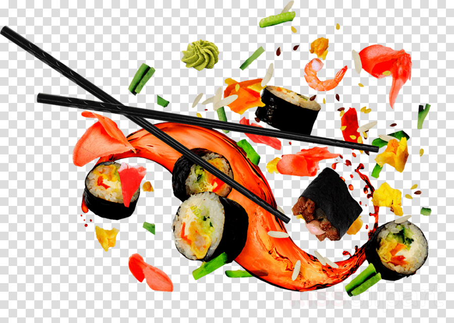 Sushi Clipart Sushi Dish Cuisine Transparent Clip Art