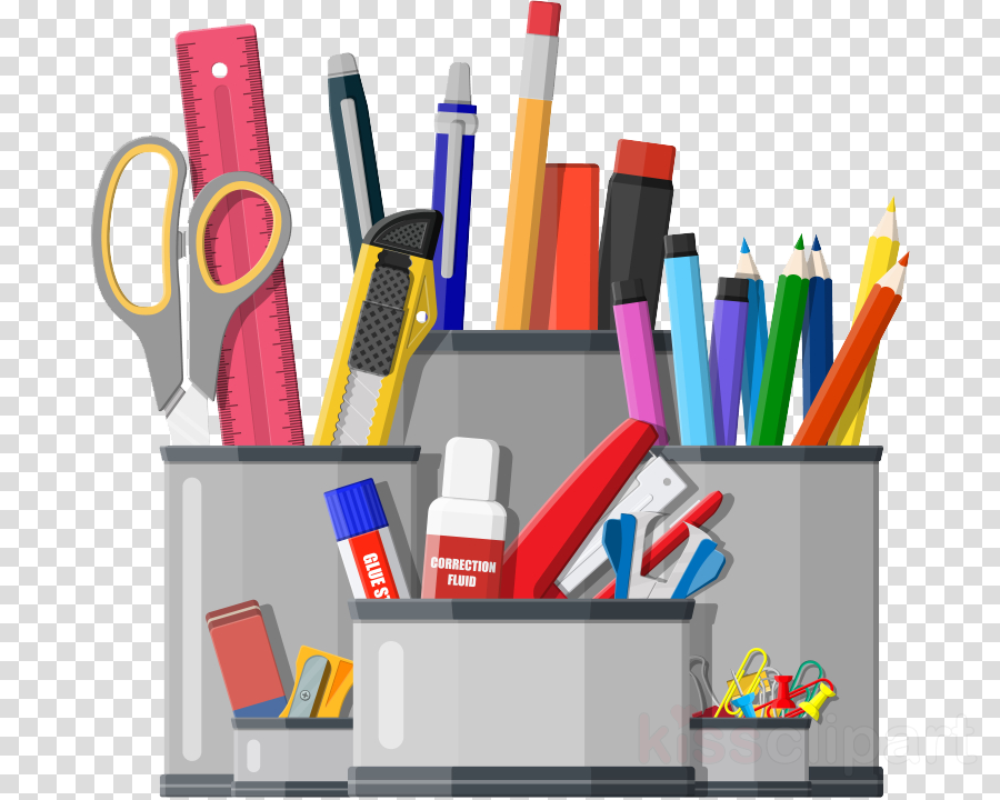 Writing Implement Office Supplies Stationery Desk Organizer Graphic Design Clipart Writing Implement Office Supplies Stationery Transparent Clip Art