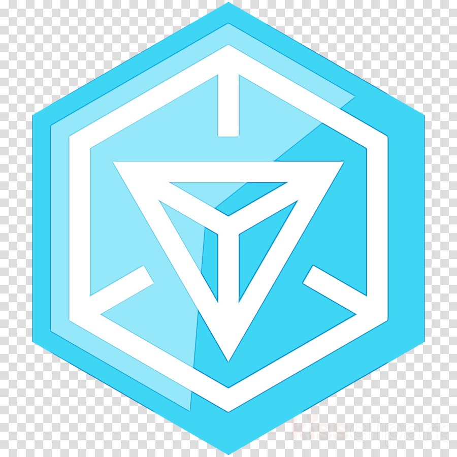 turquoise aqua line symbol logo