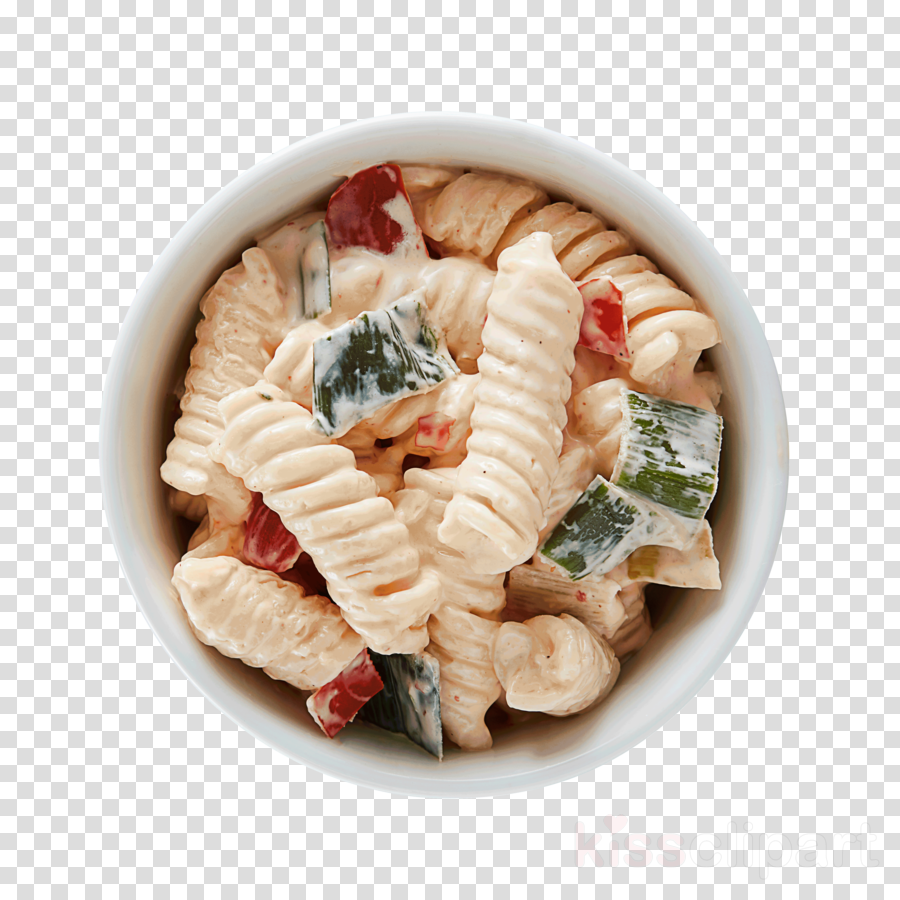 food dish cuisine rotini pasta salad